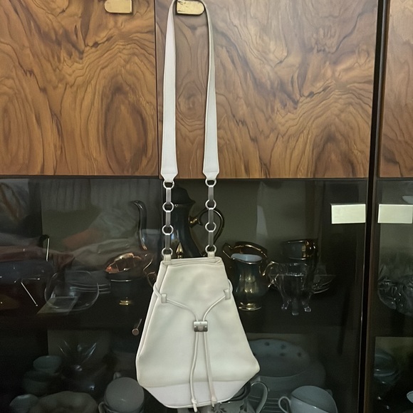 Mark Cross Vintage calf leather  RARE chain link shoulder bag  retails $2.000+❤️ - Picture 4 of 8